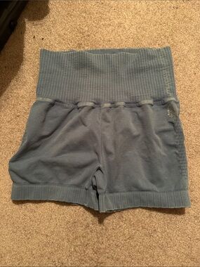 FP Movement by Free People Heathered Slate Blue Bike Shorts